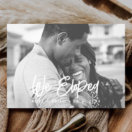 Nós Fizemos Anúncio de Casamento com Foto Personal