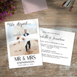 Nós fomos embora anúncio de foto minimalista moder