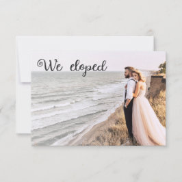 Nós fugimos modelo de anúncio moderno minimalista 