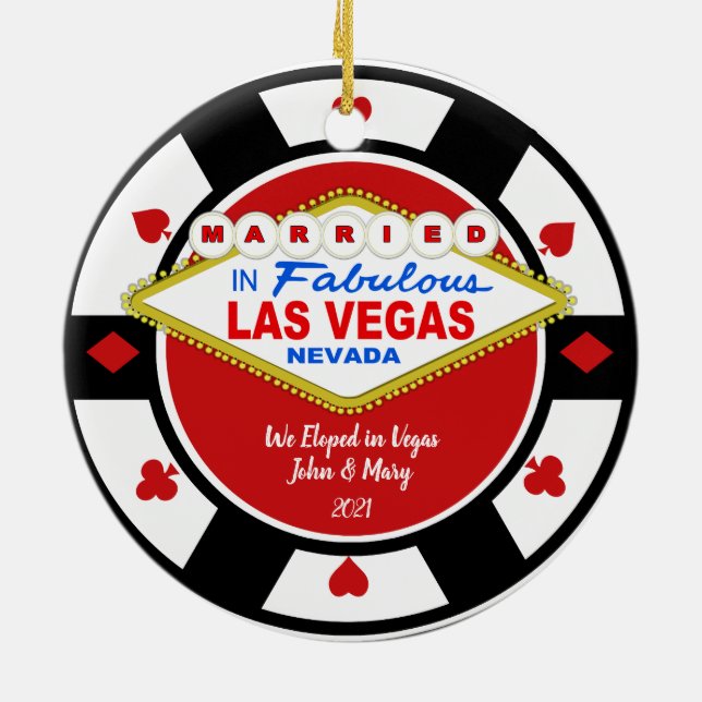 Nós Fugimos para Vegas Enfeite 2021 (Traseira)
