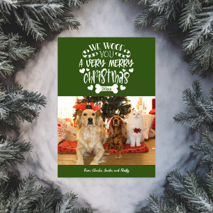 Nós Lhe Damos Um Feliz Cartão De Férias De Natal