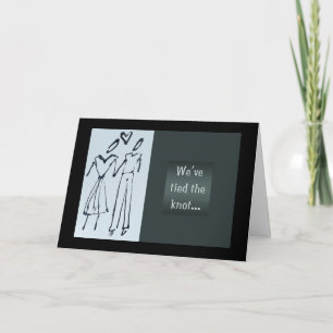 Nós ligamos o nó... Anúncio de casamento