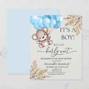 Nós Mal Podemos Esperar Festa do Bebê Urso de Pelú