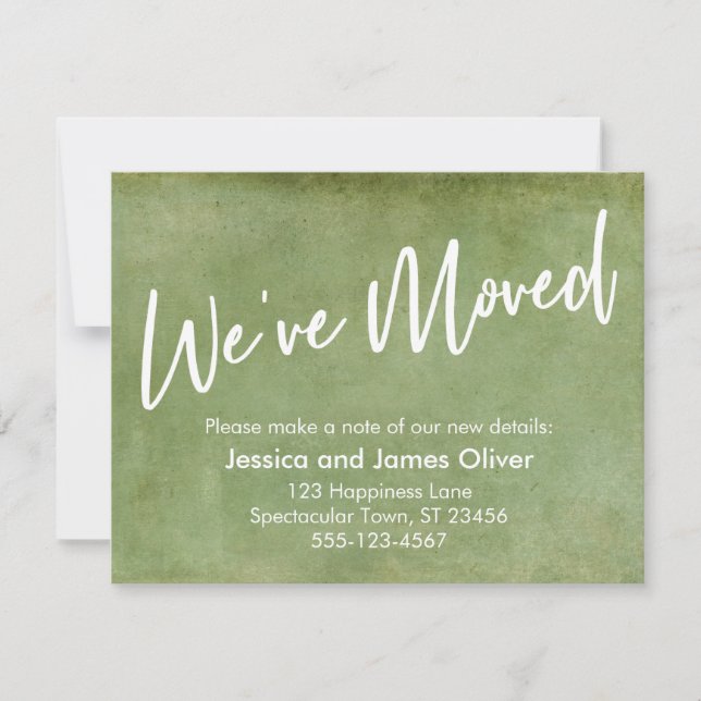 Nós movemos o anúncio de tipografia verde do Grung (Frente)