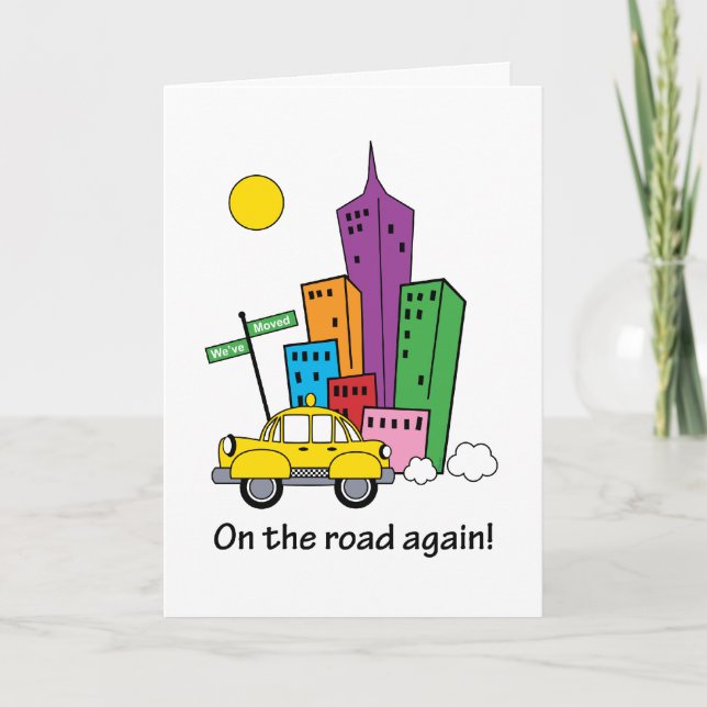 Nós movemos o cartão da arquitectura da cidade - (Frente)