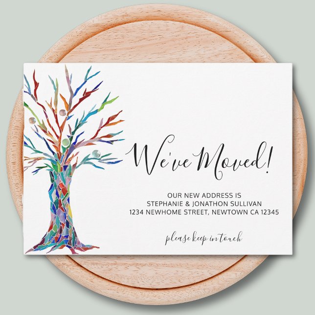 Nós movemos o cartão de anúncio de árvore. (Criador carregado)