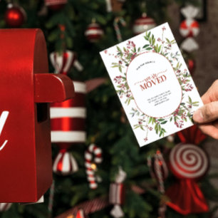 Nós Movemos o Cartão Postal de Anúncio de Winter B