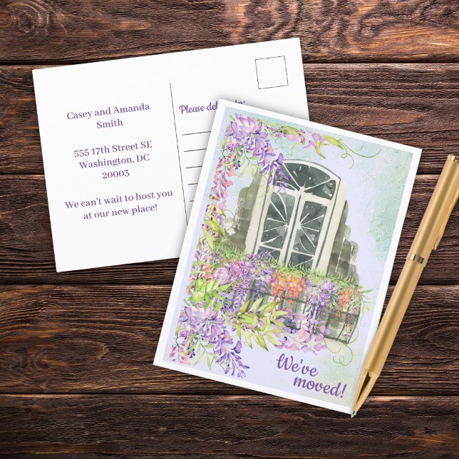 Nós movemos o cartão postal do balcão de janelas (Criador carregado)