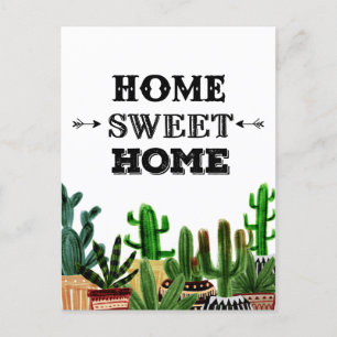 Nós Mudamos Cartão Postal Home Sweet Home