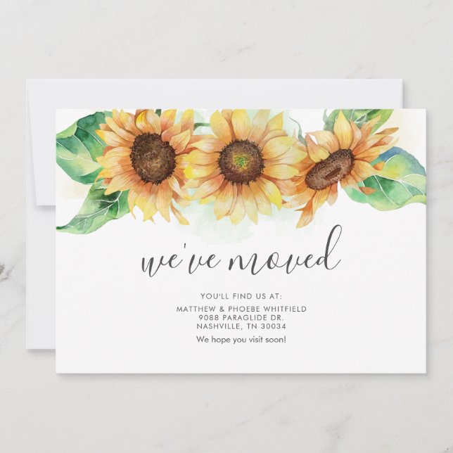 Nós mudamos o anúncio de movimento russo de girass (Frente)