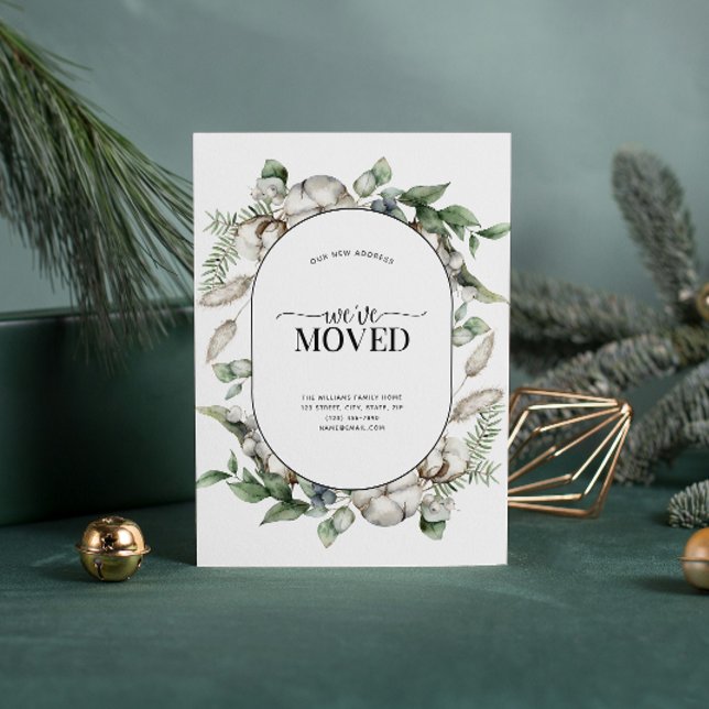 Nós mudamos o anúncio de mudança de casa de fazend (Sending your family and friends a festive 'We've Moved!' Christmas card!
)