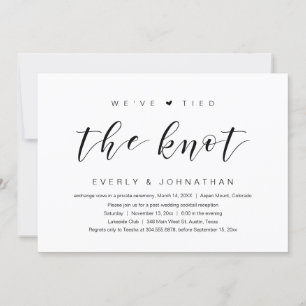 Nós nos casamos, Convite de Casamento Fugitivo