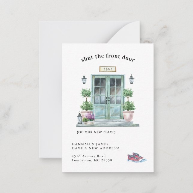 Nós nos movemos | Cartão Azul (Frente)