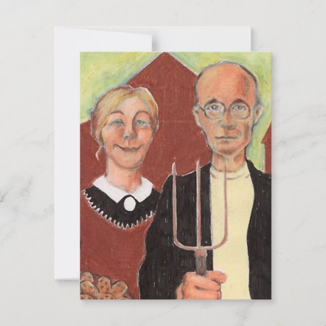 Nós nos mudamos - Anúncio American Gothic Ranch (Frente)