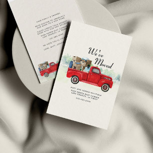 Nós nos mudamos Anúncio de mudança de endereço