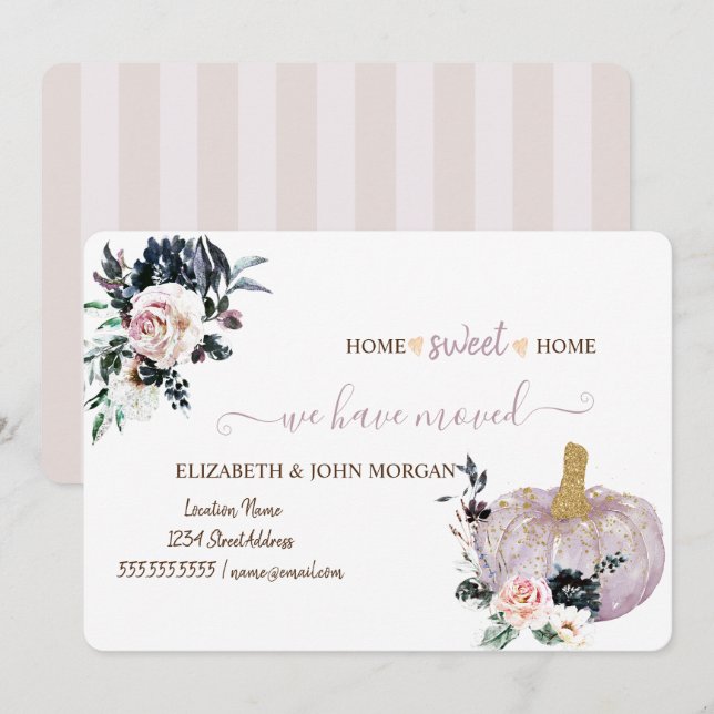 Nós Nos Mudamos, Aquarela, Abóbora De Lama, Flores (Frente/Verso)