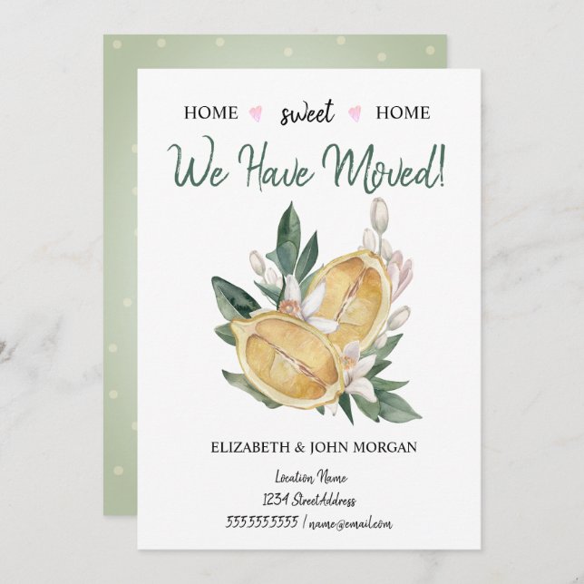 Nós Nos Mudamos,Bolinhas De Limões (Frente/Verso)