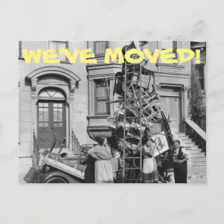 Nós nos mudamos - Cartão de mudança de endereço