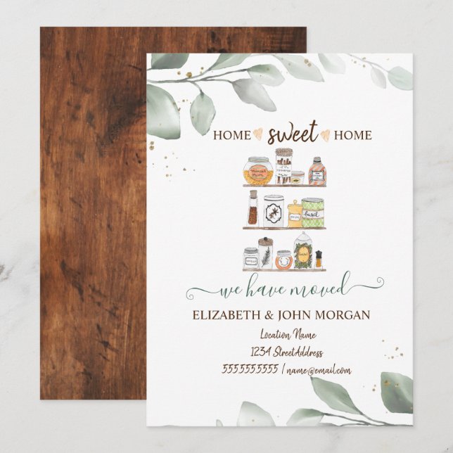 Nós Nos Mudamos, Cozinha De Reserva, Folhas, Madei (Frente/Verso)