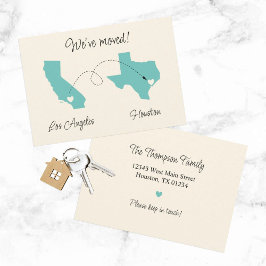 Nós nos mudamos! De Estado para Estado  Anúncio