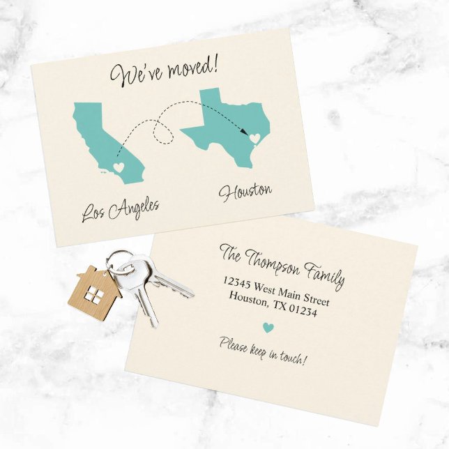 Nós nos mudamos! De Estado para Estado  Anúncio (Criador carregado)