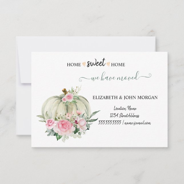 Nós Nos Mudamos, Madeira, Abóbora, Rosas (Frente)