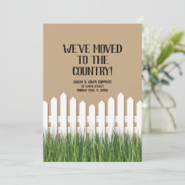 Nós nos mudamos para o anúncio de cercas do país