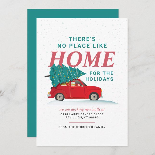 Nós nos mudamos para o anúncio de movimento de fer (Frente/Verso)