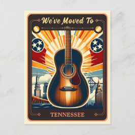 Nós nos mudamos para Tennessee | Cartão postal Vin