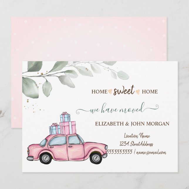 Nós nos mudamos, Pink Car Presents (Frente/Verso)