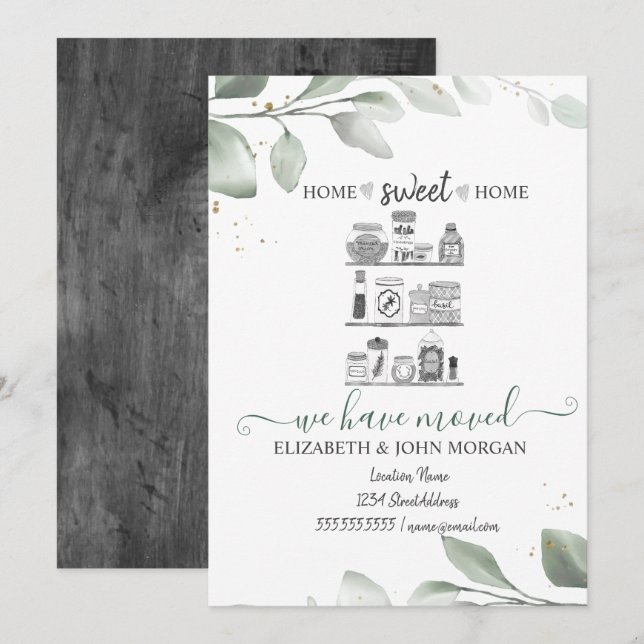 Nós Nos Mudamos, Stock Kitchen, Folhas (Frente/Verso)