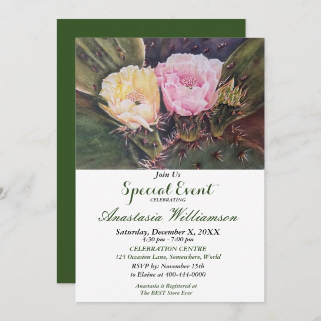 NÓS NOS TORNAMOS CONVITE DE EVENTO DE DUAS PARTES (Frente/Verso)