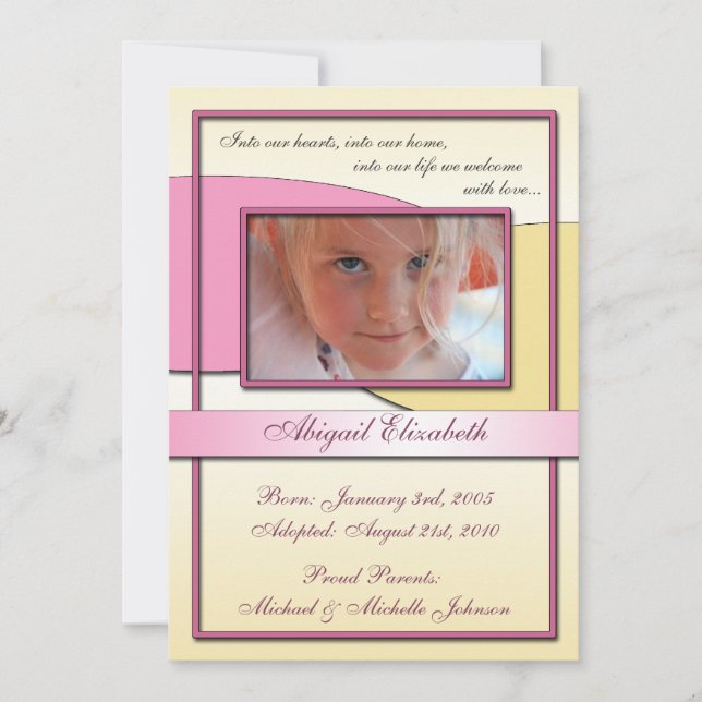 Nos Nossos Corações - Anúncios de Adoção (Frente)