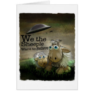Nós o cartão de Sheeple