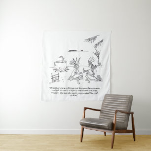 Nós o comemos tapeçaria