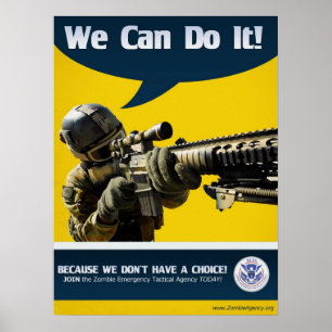 Nós podemos fazê-lo - poster do zombi