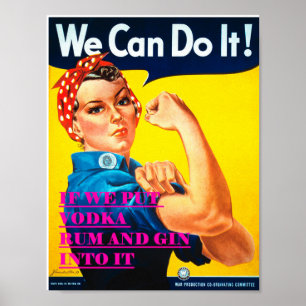Nós podemos fazê-lo poster vintage