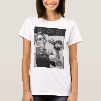 Nós podemos fazer isso Kettlebell T-shirt B&W