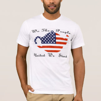 Nós que as pessoas nos uniram estamos o t-shirt