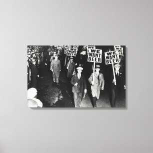 Nós queremos o impressão das canvas do protesto 