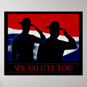 Nós saudamo-lo poster
