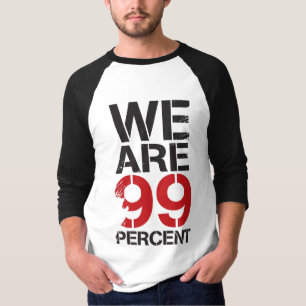Nós somos 99 por cento ocupamos a camisa