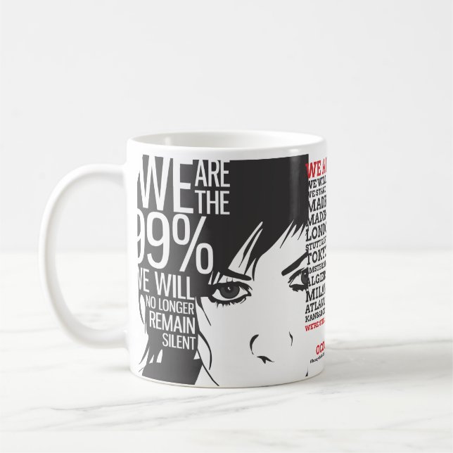 Nós somos a caneca de café de 99% (Esquerda)