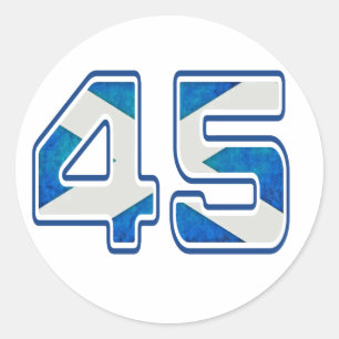 Nós somos a etiqueta de 45%