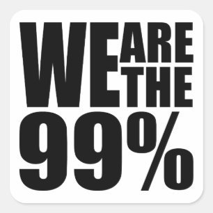 Nós somos a etiqueta de 99%