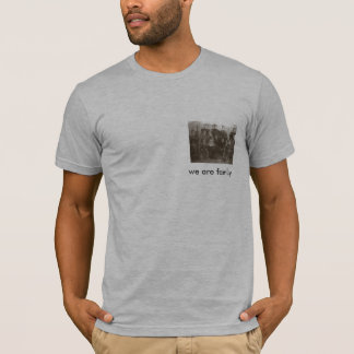 nós somos camiseta da família