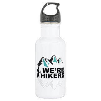 Nós somos Hikers 18oz Garrafa de Água Branca Inoce