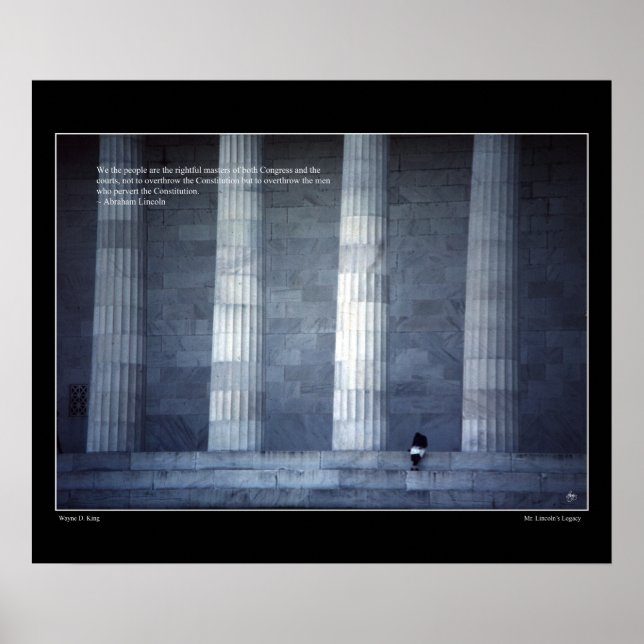 Nós somos o Poster de Pessoas de Cotação do Lincol (Frente)