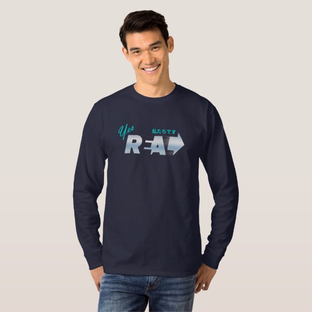 Nós Somos Reais | Camisa Masculina Manga Longa (Frente Completa)