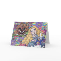 Nós somos tudo loucos aqui! cartão 5x7